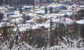 Iarnă à la Cluj în IMAGINI