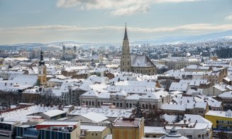 Iarnă à la Cluj în IMAGINI