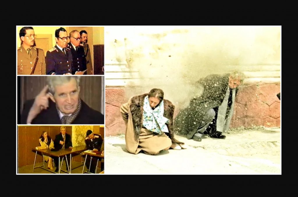 Crăciun, 25 decembrie 1989: Inculpaţii Nicolae Ceauşescu şi Elena Ceauşescu au fost condamnaţi la moarte şi executaţi