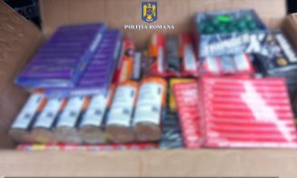 Mai uşor cu artificiile, că vă face poliţia dosare / Percheziţii + 100 kg de articole pirotehnice, confiscate în Cluj