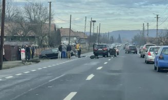 ACCIDENT în judeţul Cluj: Şi-au făcut maşinile praf la Fundătura