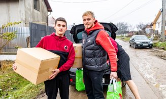CFR-iştii, în noroi până la glezne, pentru fapte bune / "Frânarii au suflet!"