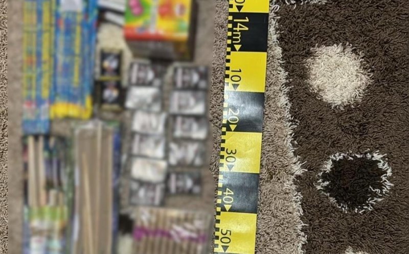 Aproximativ 8,5 tone de articole pirotehnice, confiscate de polițiști în perioada Crăciunului