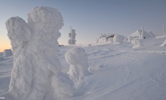 Imagini de vis în județul Cluj. Cum arată iarna la cota 1.800