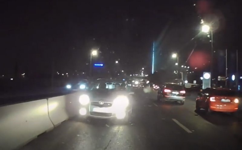Pericol pe străzile din Cluj: Mașină pe contrasens, oprită de un șofer cu spirit civic