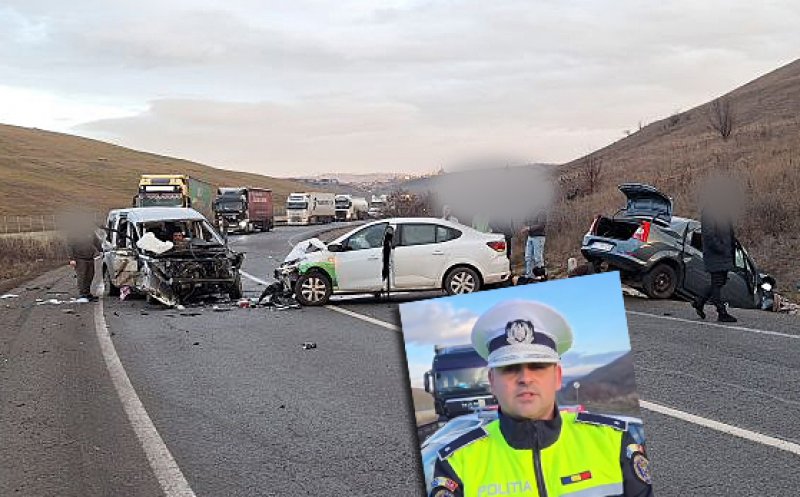 Cum s-a produs accidentul cu 3 maşini şi 6 victime de pe centura Vâlcele-Apahida / TRAFIC BLOCAT pentru efectuarea cercetărilor