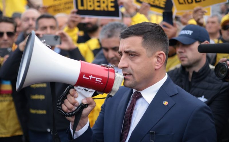 Câți clujeni vor merge la protestul AUR de la București. Transportul este asigurat de partid