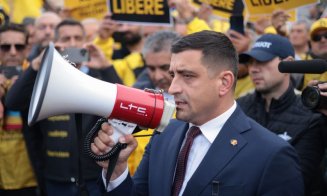 Câți clujeni vor merge la protestul AUR de la București. Transportul este asigurat de partid