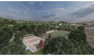 Cum va arăta HUB-ul educațional din Borhanci. Încep lucrările la creșă. Bazinul olimpic, școala gimnazială, liceul și sala de sport se află în constru