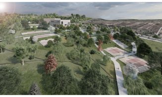 Cum va arăta HUB-ul educațional din Borhanci. Încep lucrările la creșă. Bazinul olimpic, școala gimnazială, liceul și sala de sport se află în constru