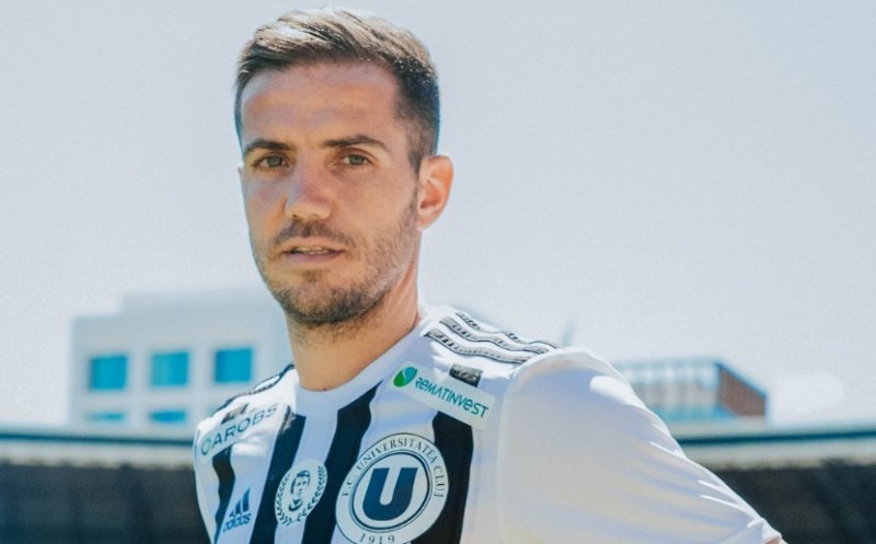 Alex Chipciu rămâne la ”U” Cluj! Căpitanul ”studenților” și-a prelungit contractul până în 2026