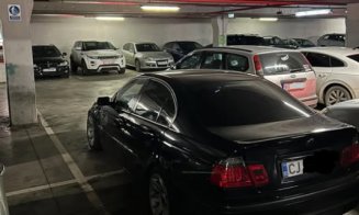 RUPE-ŢI PERMISUL! Categoria - parcat în Cluj. "Păcat că nu s-a pus la mijlocul crucii, că atunci ocupa 4 locuri"