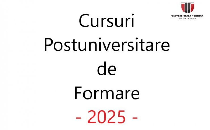 Cursuri postuniversitare de formare, organizate de UTCN - „Informatică Aplicată și Programare”