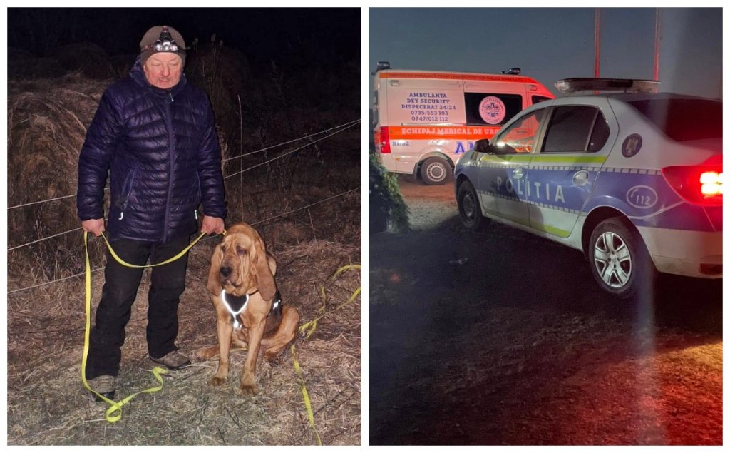 Tânărul de 19 ani, dispărut din Tăuți, găsit în pragul înghețului cu ajutorul câinilor de salvare