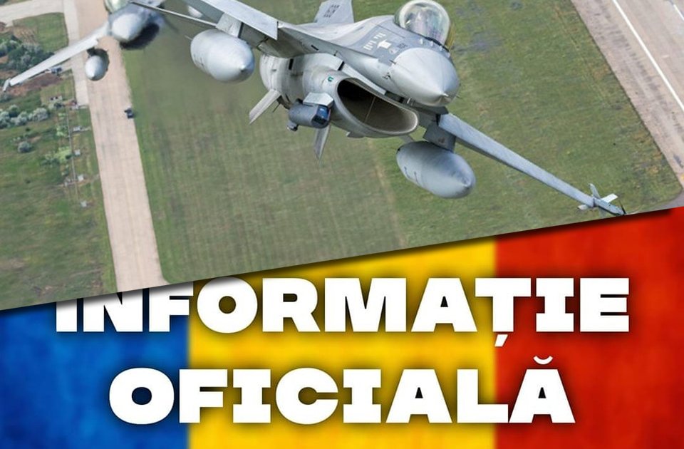 Mesaj RO-Alert noaptea trecută în Tulcea, pe fondul invaziei lui Putin în Ucraina / Avioane F-16, ridicate în aer