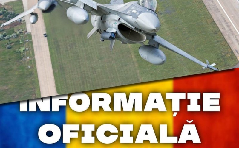 Mesaj RO-Alert noaptea trecută în Tulcea, pe fondul invaziei lui Putin în Ucraina / Avioane F-16, ridicate în aer