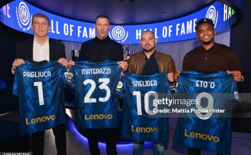 Marco Materazzi și Wesley Sneijder, alături de Ronaldinho la Sports Festival 2025