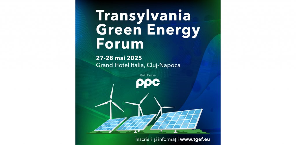 Transylvania Green Energy Forum va avea loc în perioada 27-28 mai la Cluj-Napoca