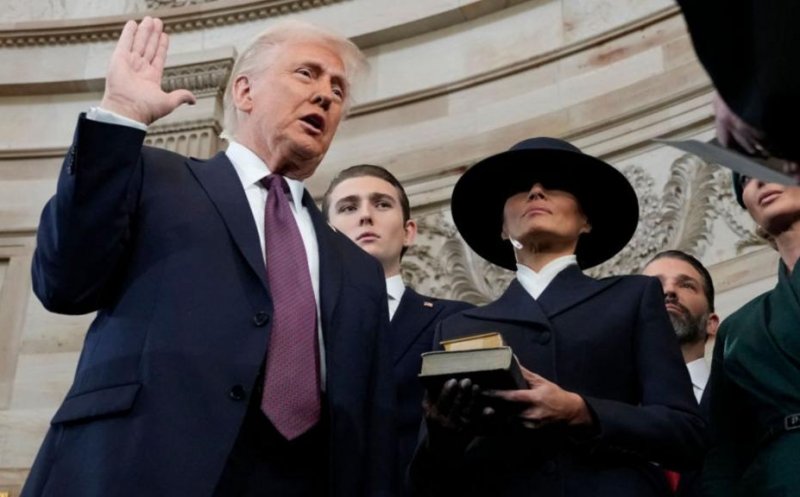 Donald Trump a depus jurământul de președinte al SUA: „Începe Epoca de aur a Americii” / Primele măsuri anunțate