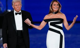 Melania Trump a impresionat cu rochia purtată la balul inaugural al președintelui Donald Trump