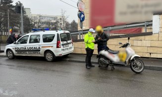 Livratorii din Cluj-Napoca, bicicliștii, conducătorii de trotinete electrice și de motocicluri, la control