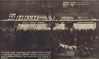 Vechiul Cluj: Deschiderea magazinuoui Sora, 1938