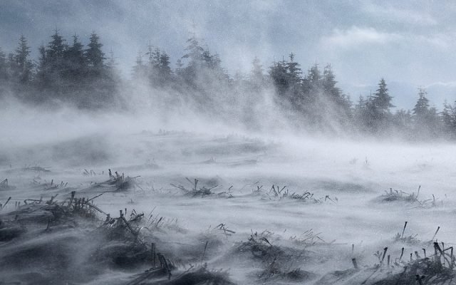 Vânt puternic în zona de munte a Clujului! Rafalele pot atinge 120 km/h
