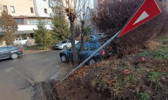 "Referitor la gropile din Mănăștur, noi adunăm bani și cumpărăm pietriș pentru a putea circula...”