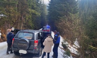 Acţiune de salvare în zona de munte a Clujului. 4 turiști blocați pe un drum forestier