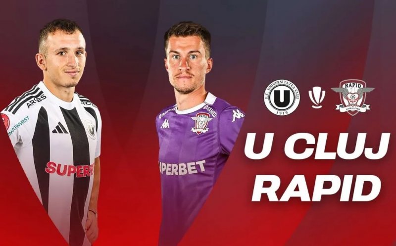 Astăzi se joacă "U" Cluj - Rapid, un duel cu aproape 100 de ani de istorie