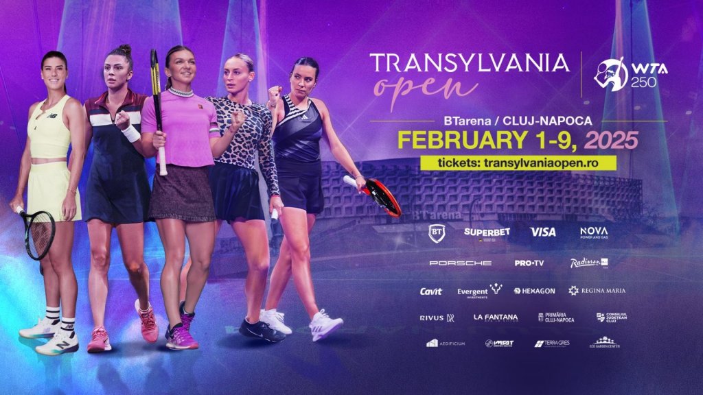 A fost stabilit tabloul principal complet al Transylvania Open 2025. Pe cine vor întâlni jucătoarele din România
