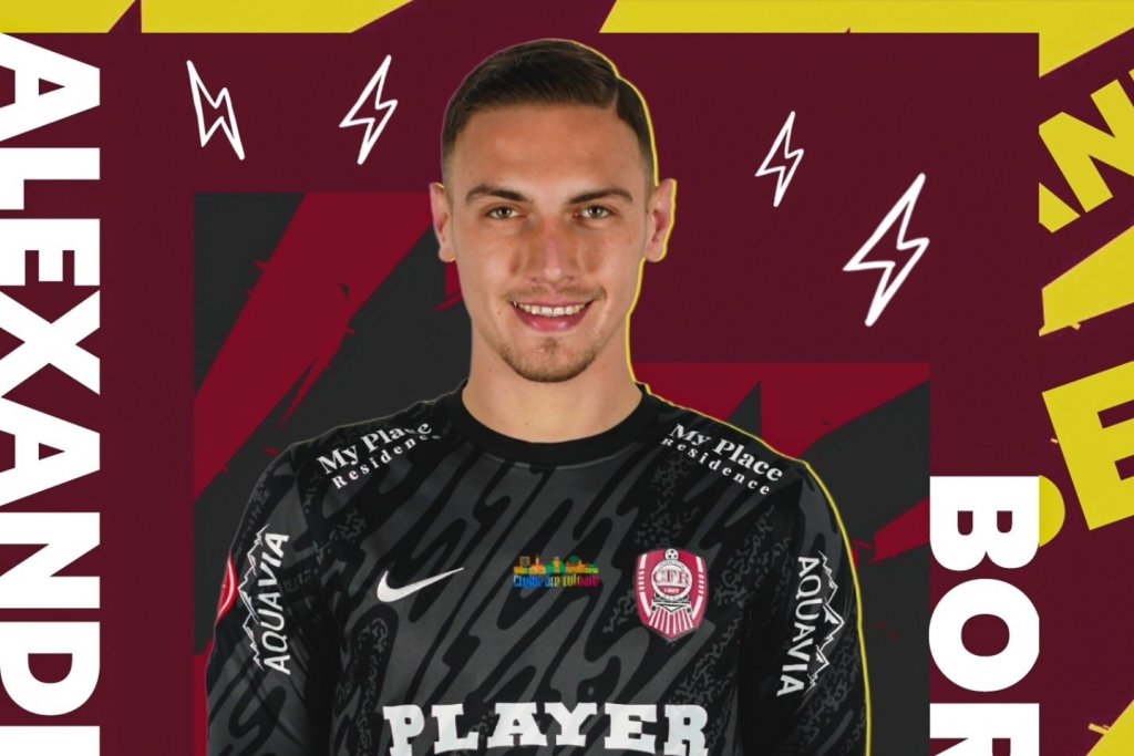 CFR Cluj a bifat un nou transfer. Formația din Gruia a oficializat sosirea unui tânăr portar