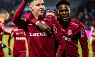 Louis Munteanu, de neoprit. Atacantul a adus victoria CFR-ului cu Hermannstadt
