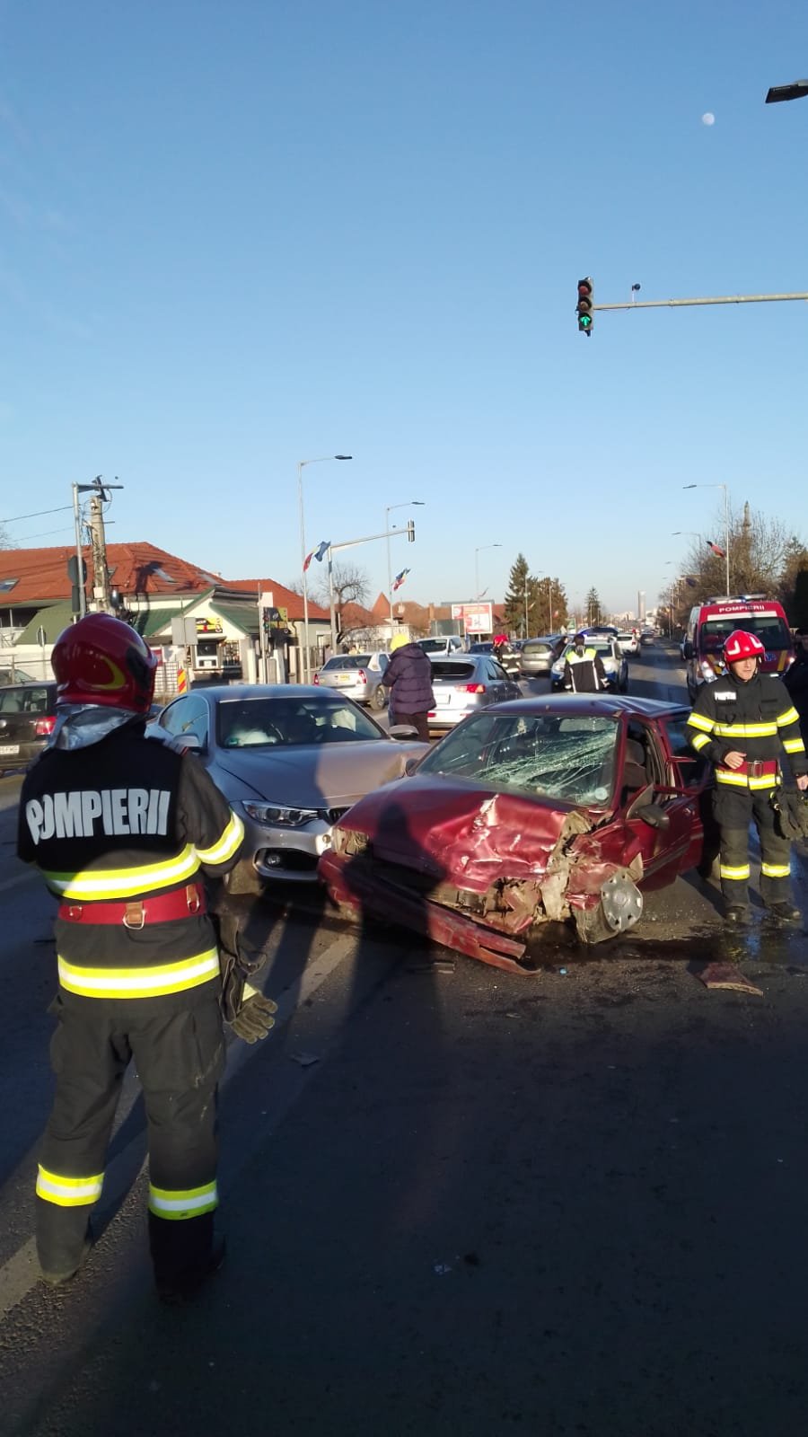 Accident grav între două mașini în Florești. A intervenit descarcerarea și SMURD-ul