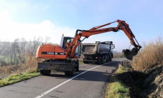 3 tronsoane de drum din Cluj, afectate de alunecări de teren