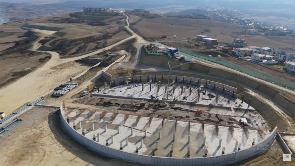 Cum arată șantierul la bazinul olimpic din HUB Borhanci