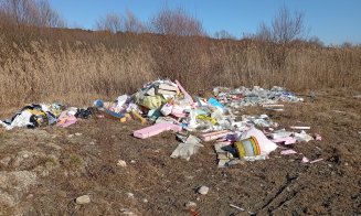 Spectacol mizerabil pe albia Someșului de la Gilău spre Floreşti / Repetenţi la relaţia cu natura