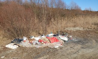 Spectacol mizerabil pe albia Someșului de la Gilău spre Floreşti / Repetenţi la relaţia cu natura