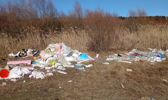 Spectacol mizerabil pe albia Someșului de la Gilău spre Floreşti / Repetenţi la relaţia cu natura