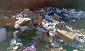 Spectacol mizerabil pe albia Someșului de la Gilău spre Floreşti şi Cluj/ Repetenţi la relaţia cu natura
