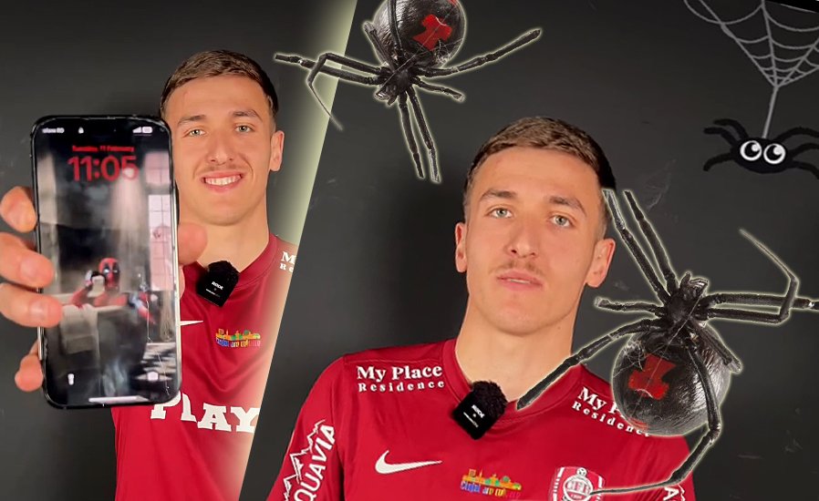 "Lindi" se teme de păianjeni / Ce meserie ar fi ales dacă nu era fotbalist