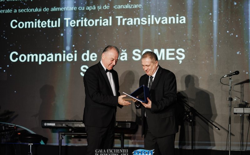 Compania de Apă „Someș”, cu fonduri europene atrase de 700 mil. euro, premiată la Gala Excelenței în Industria Apei