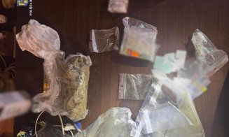 Traficant de droguri prins în flagrant la Cluj-Napoca cu cocaină. Ce au mai descoperit polițiștii