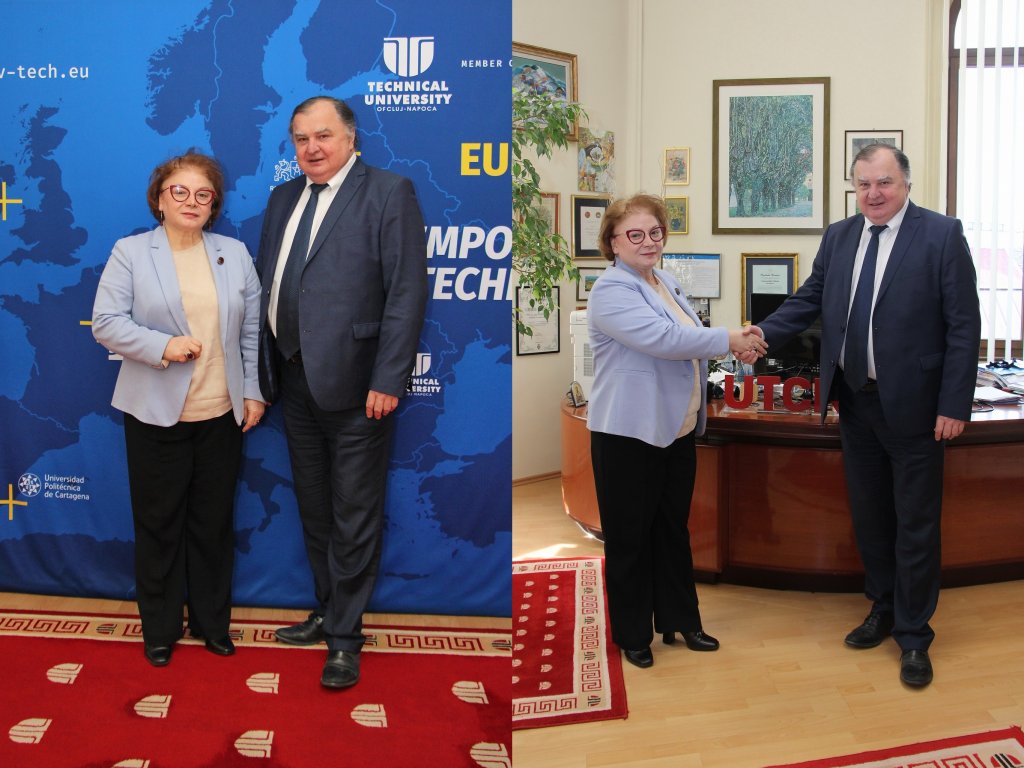 Ambasadorul Albaniei în vizită la Universitatea Tehnică din Cluj-Napoca
