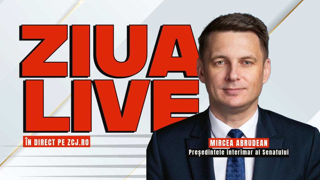 Mircea Abrudean, președintele interimar al Senatului, vine la ZIUA LIVE