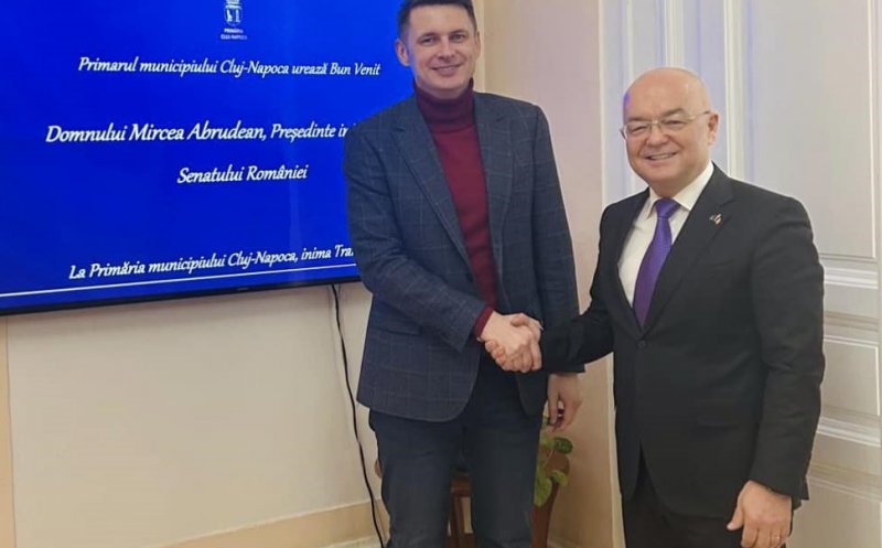 Mircea Abrudean, întâlnire cu primarul Emil Boc: „Un adevărat model de administrație și viziune”