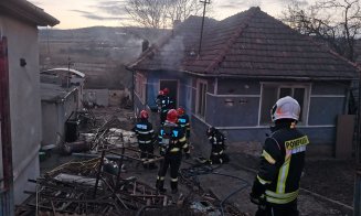 Încă un incendiu în Cluj-Napoca. De la ce au izbucnit flăcările