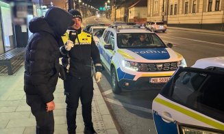 Tragedie evitată în Cluj: Polițiștii au oprit în trafic un șofer beat criță. Ce alcoolemie avea