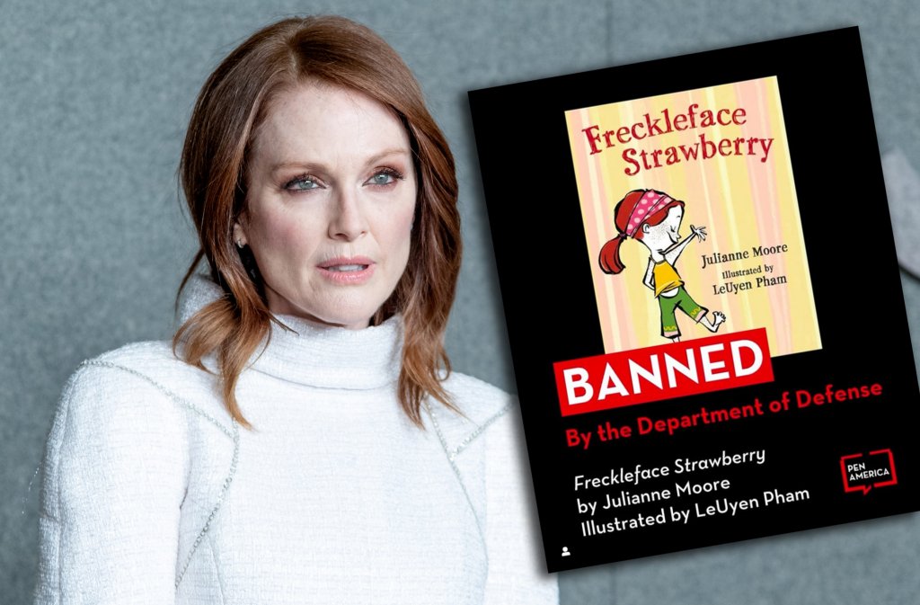 ŞOC peste Ocean: O carte pentru copii a actriţei Julianne Moore, interzisă de Pentagon / Personajul principal e o fetiţă cu pistrui