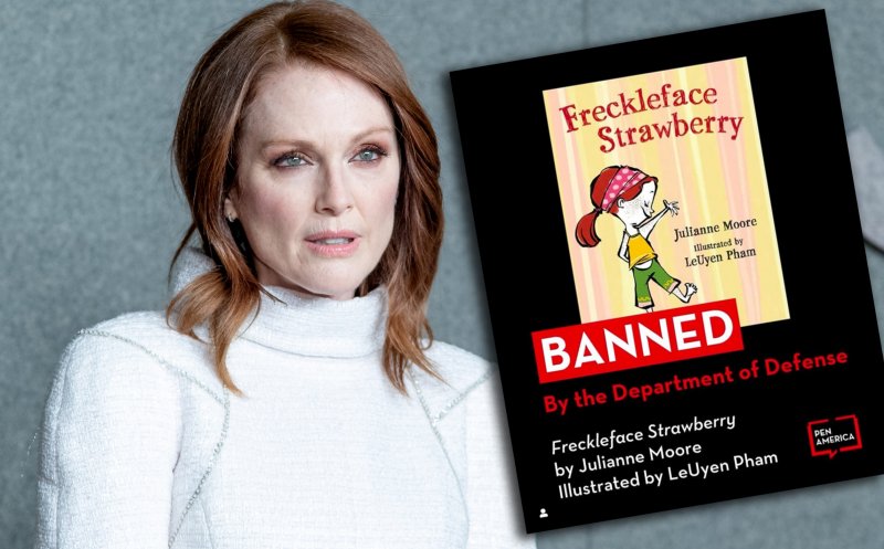 ŞOC peste Ocean: O carte pentru copii a actriţei Julianne Moore, interzisă de Pentagon / Personajul principal e o fetiţă cu pistrui